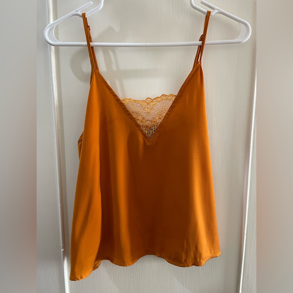 European lace tank top